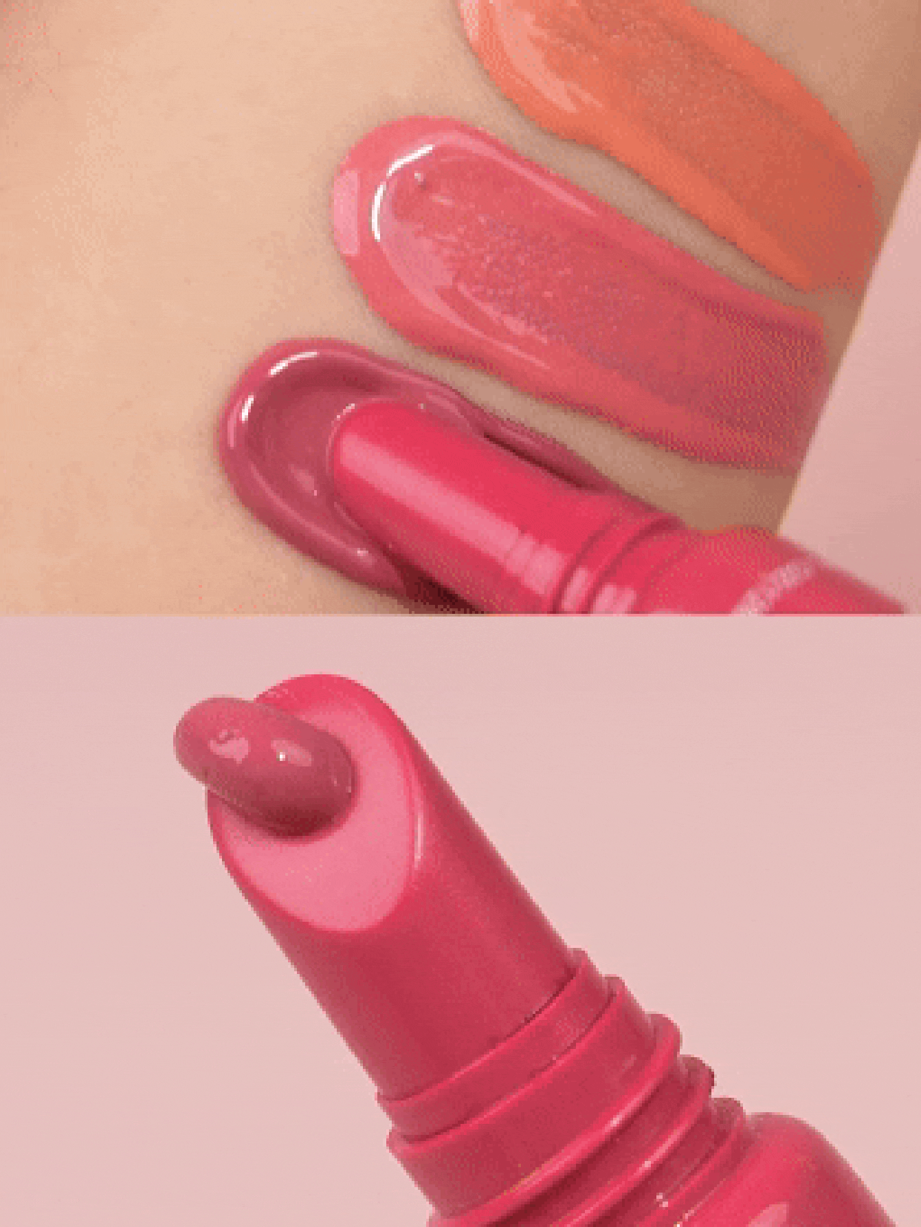 USHAS Cream Blush Multi-Use Liquid Blush 3-in-1 untuk Pipi, Mata, dan Bibir. Riasan yang Mudah Dibaurkan, Tahan Air, Ringan, Tidak Pudar, Kosmetik Wajah Harian. Warna yang Mudah Dibaurkan dan Dapat Dilapisi. Cocok untuk Bibir, Mata, Pipi, dan Riasan Harian. - #03 Cahaya Mimpi Merah Muda - View 2