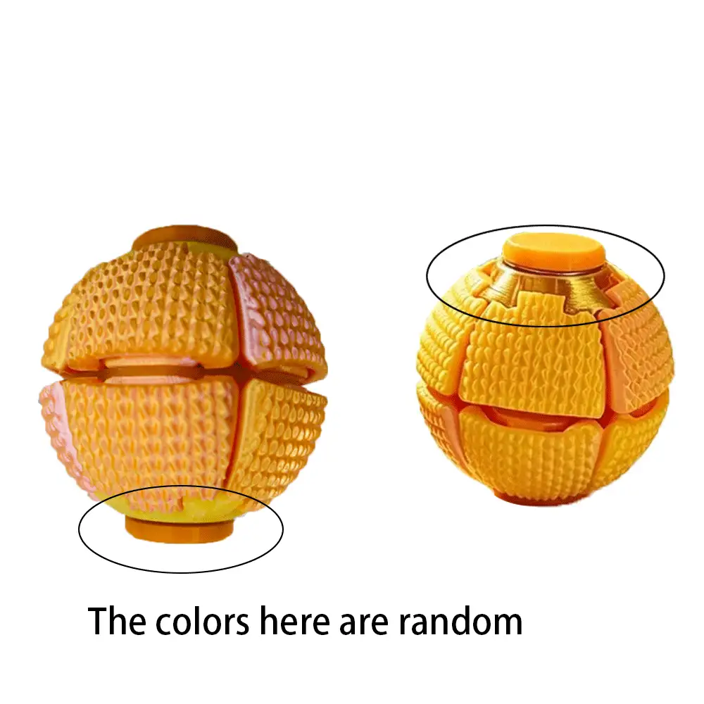 Creative Pineapple Shaped Rotating Spinner, Colorful 3D Printed, Stress Relief Ball, Rotating Finger Spinner, Educational Puzzle Spinner, Random Color - Multicolor - View 10
