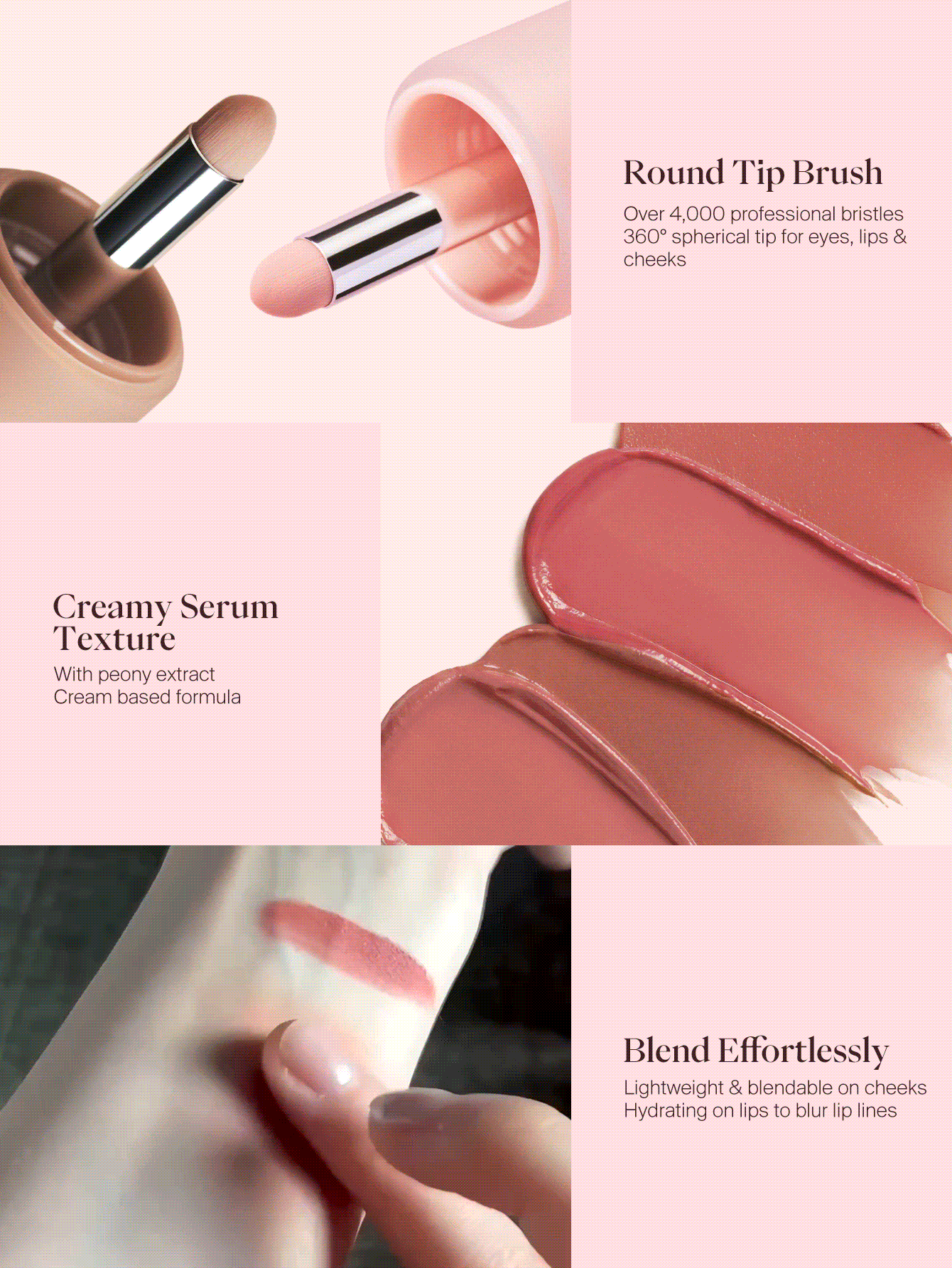 JOOCYEE 多功能霧面唇頰霜,輕盈易暈染,有效遮蓋唇紋,保濕絲滑,顯色持久,純素配方,適合派對 Y2K 與日常妝容,送給女性女孩的美容禮物 - C06 Cinnamon Tea - 查看 5