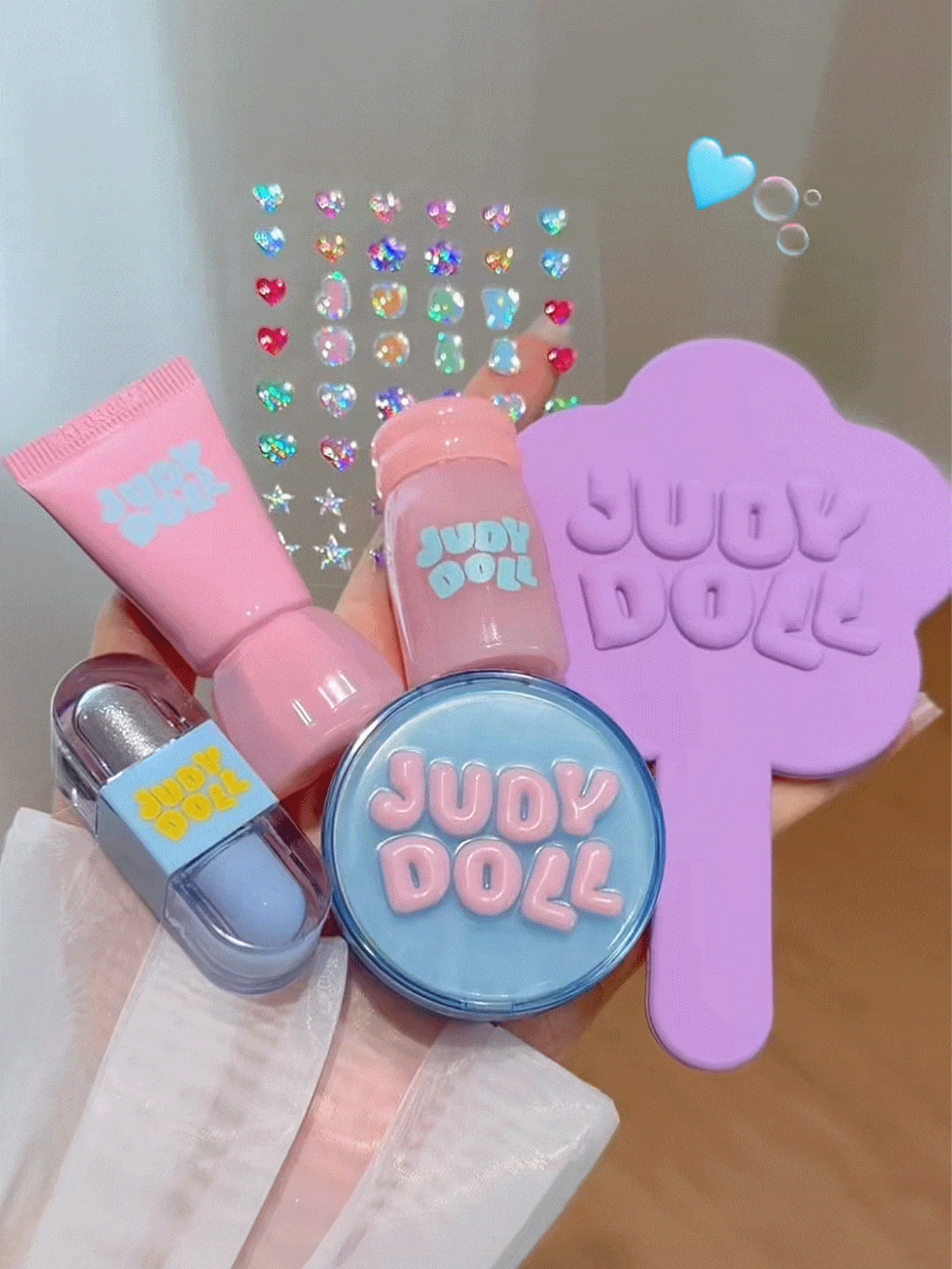 JUDYDOLL SOFT FIT LIQUID BLUSH Mini Limited Edition Pocket Candy Series Contouring Makeup For Shrinking And Expanding Effect, Vibrant - 03 LAVENDER MILK FOAM - View 2