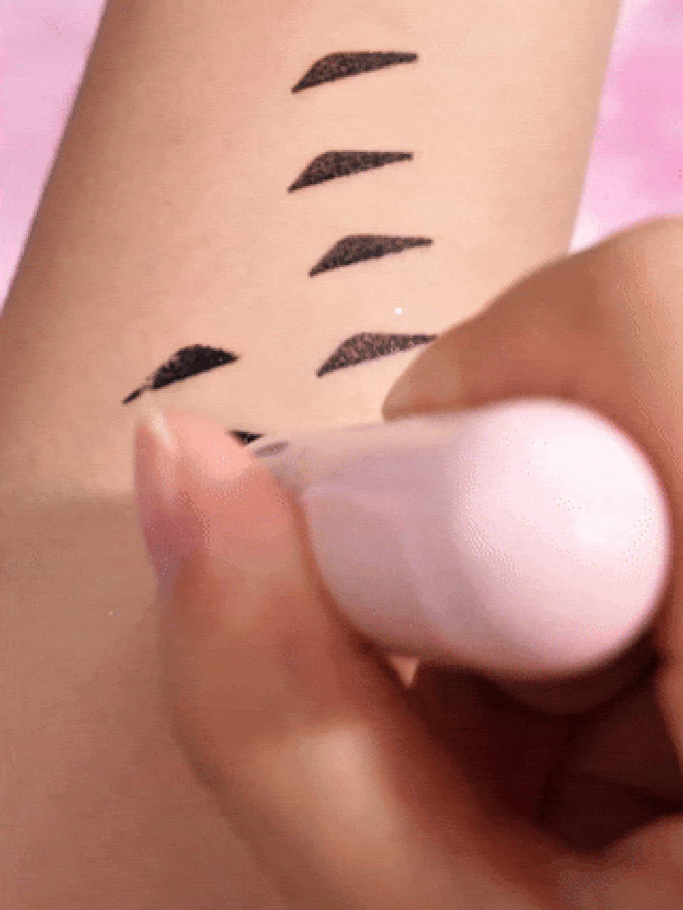 USHAS All-In-One Eyeliner Stamp, Stempel Eyeliner Cat Eye Dua Kepala, Satu Tekan untuk Sayap Eyeliner Simetris Sempurna, Tahan Air dan Anti Luntur, Cocok untuk Pemula - Hitam - View 2
