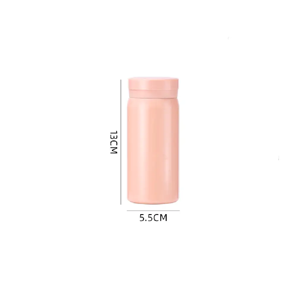 1pc 200ml Small Insulated Water Bottle, Stainless Steel Leak-Proof Portable Vacuum Cup, Suitable For Travel, Office, School, Daily Use - Multicolor - View 6