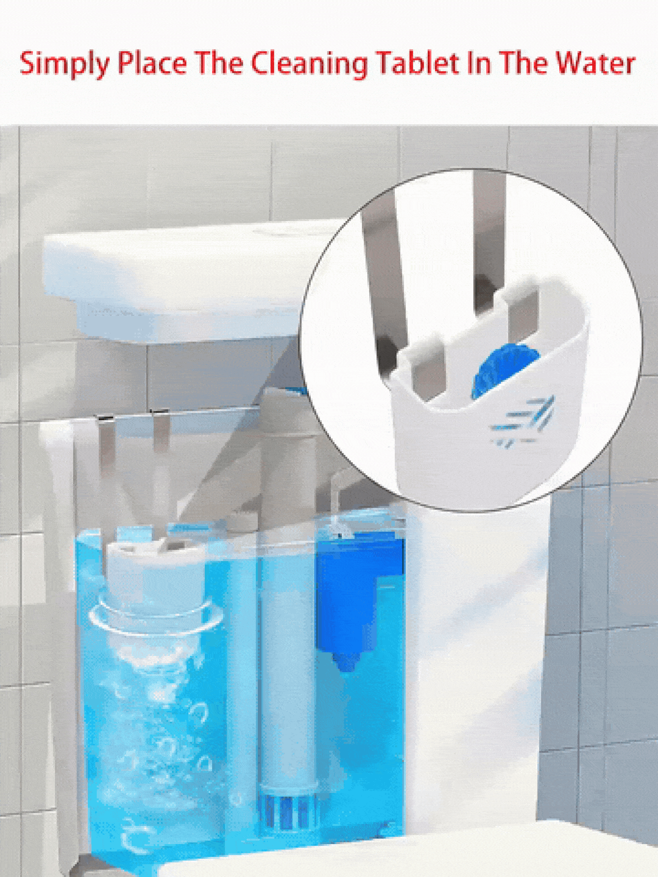 Toilet Tank Cleaner Holder Hanging Toilet Clean Box For Men And Women Toilet Cleaning Tablet Release Box For Kitchen Home Bathroom Classroom Decor Indoor Daily Back To School Travel Holiday Wedding Party Favor Essential Accessory - Multicolor - View 2