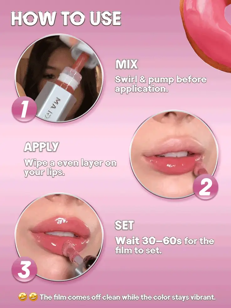 SHEGLAM [2Pcs] Glass Lock Air Gloss & Lip Liner Stain Bundle Set - 505 But First,Coffee+High Key - View 9