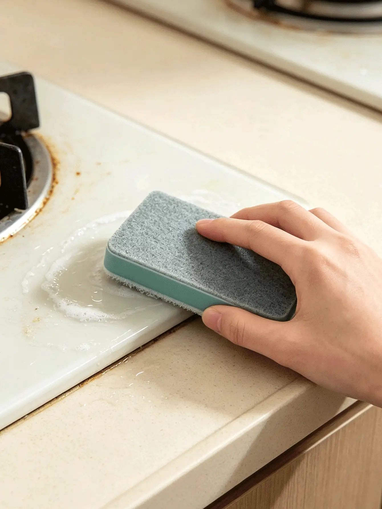 Glass Cleaning Brush, Multi-Functional Window Glass Cleaning Tool, Reusable Cleaning Cloth Towel, Home Use, Bathroom Mirror, Shower Room, Tile, Bathroom Home Halloween Decor, Bathroom Accessories, Travel Essentials - One Size Fits All - View 3