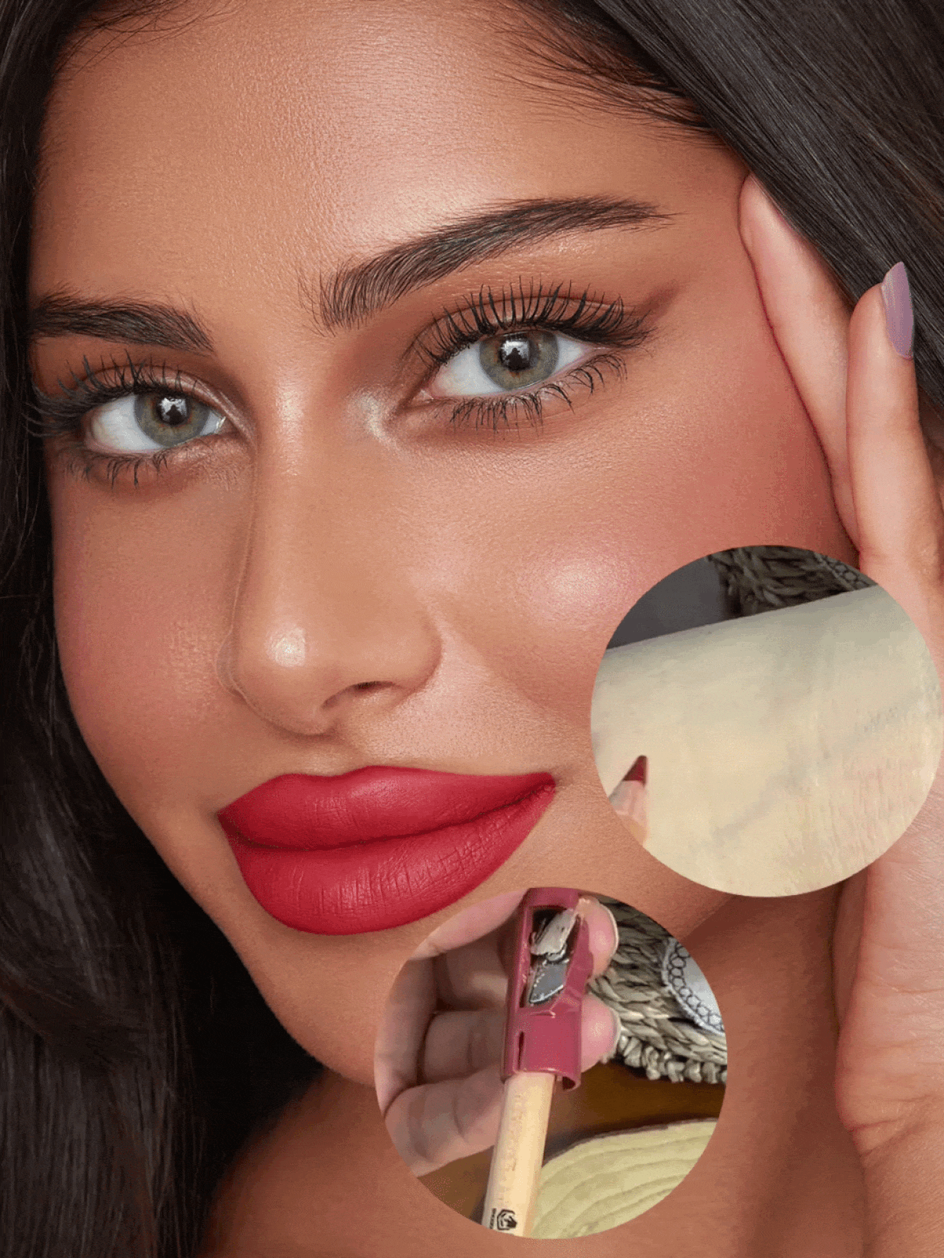 Pudaier Matte Nude Lip Liner - High Pigment Waterproof Long-Lasting Lip Liner, Natural Nude Color Suitable For Fair Skin Tones, Smooth Application For Lining Lips, Perfect For Daily And Valentine's Day Makeup - 02 - View 2