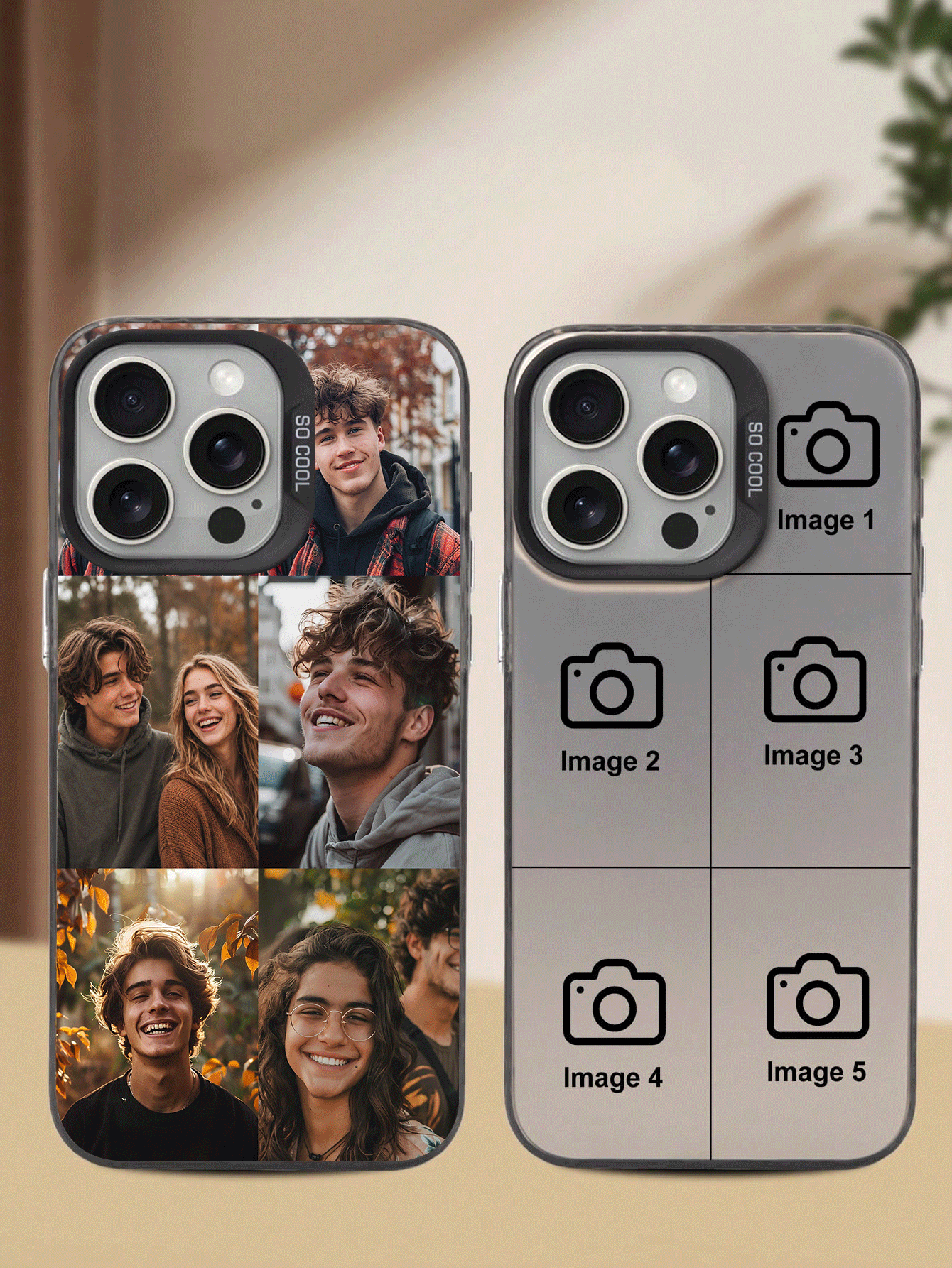 CICIBER 1pc Customized Photo Puzzle Phone Case, Compatible With 16 Pro Max/16 Plus/16 Pro/17 Pro Max/17 Pro/17/17 Air, Wedding Image, Suitable For Couples, Friends, Family Gifts, Graduation Memorial, Eternal Love, Memory Keepsake, Personalized Gift, Interactive Souvenir - Black - View 3