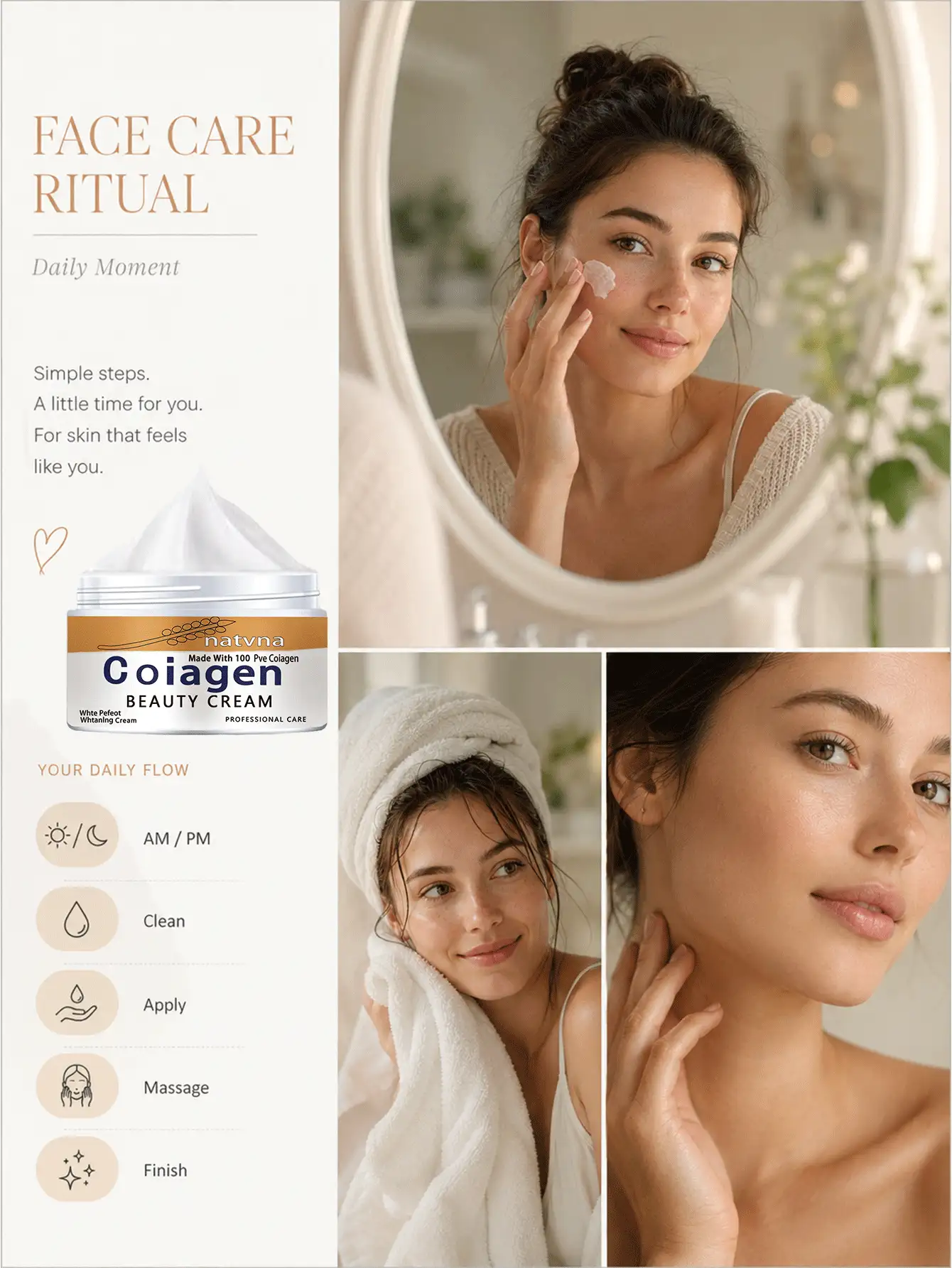 5G/15G/30G/50G/100G Moisturizing Face Cream, Suitable For Daily Care Of Face And Body Skin - Multicolor - View 5