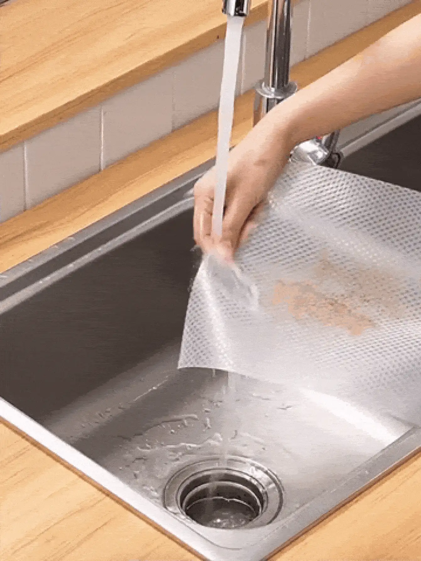Non-Slip Waterproof Oil-Resistant Drawer Liner, Washable Kitchen Cabinet Liner, Suitable For Cabinets, Storage Rooms, Refrigerators, Bathroom Countertops, Bedroom Apartment Home Decor, Easy To Clean Essential Accessory For Home Furniture, Vanity, Desk - Multicolor - View 3