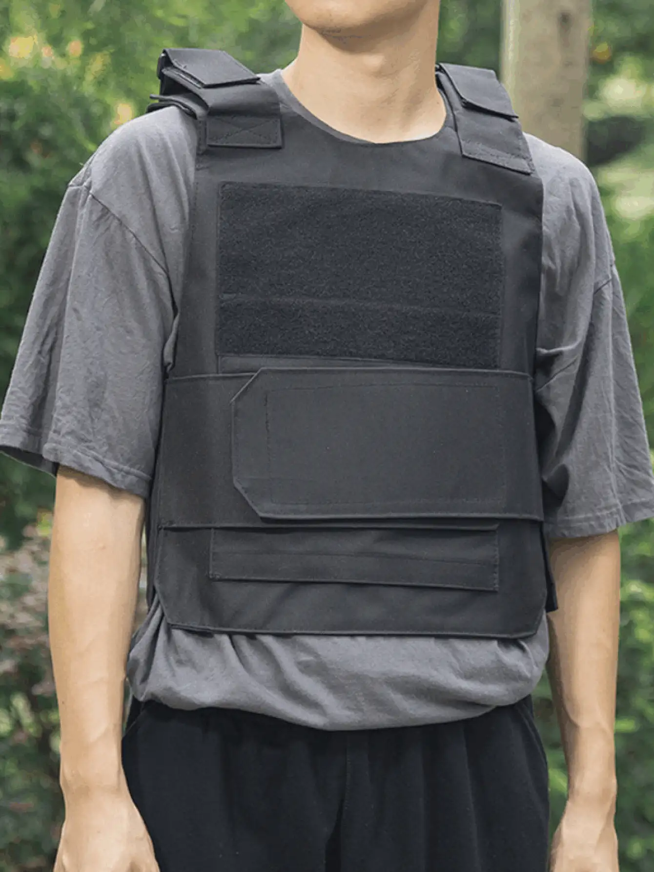 Protective Tactical Vest With Adjustable Shoulder Straps Breathable Sports Vest For Men Women Multi-Use Hunting Vests For Cosplay Gilet Equipment Hiking Climbing Exercise Outfits Running Gym Camping Outdoor Accessories Essentials Room Home Decor - Multicolor - View 3