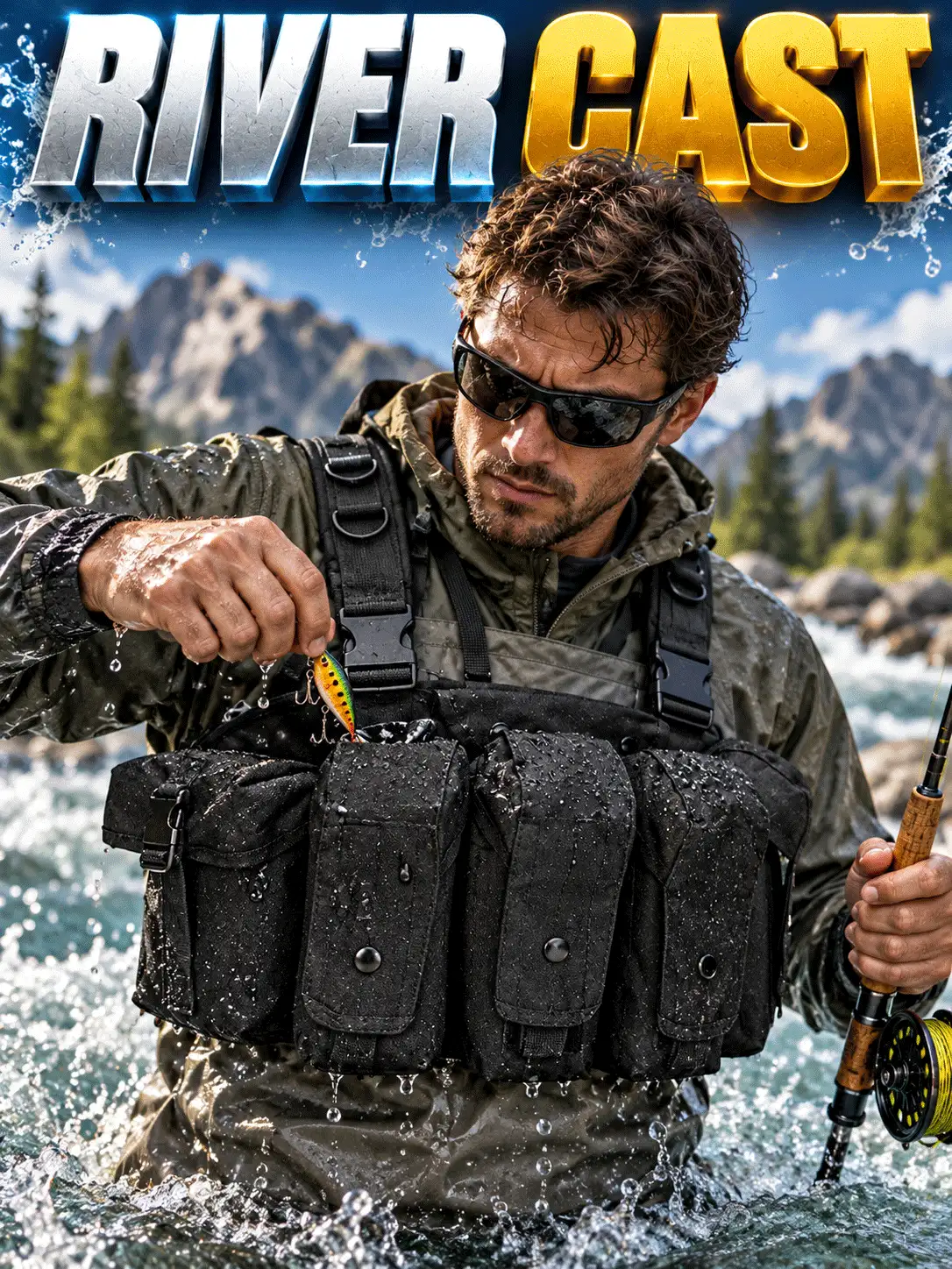 Breathable Multi-Function Tactical Vest With Modular Storage Pockets, Adjustable Lightweight Design, Suitable For Cycling, Camping Gear Storage, Travel Essentials, Waist Shaping, Fitness Accessories And Sports Equipment - Multicolor - View 3