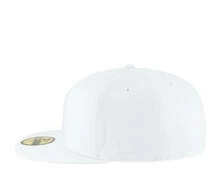 New Era 59Fifty MLB 纽约洋基队白色基本款修身帽 - 白色 - 查看 5