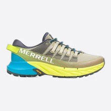 Merrell Agility Peak 4 Men Trail Running Shoes, Shock Absorption, Cushioning, Breathable Mesh Upper, Durable Protection, Vibram Megagrip Outsole, Rugged Terrain, Gym, Outdoor, 6mm Drop, J067461 - Fragrance/High visibility - View 1