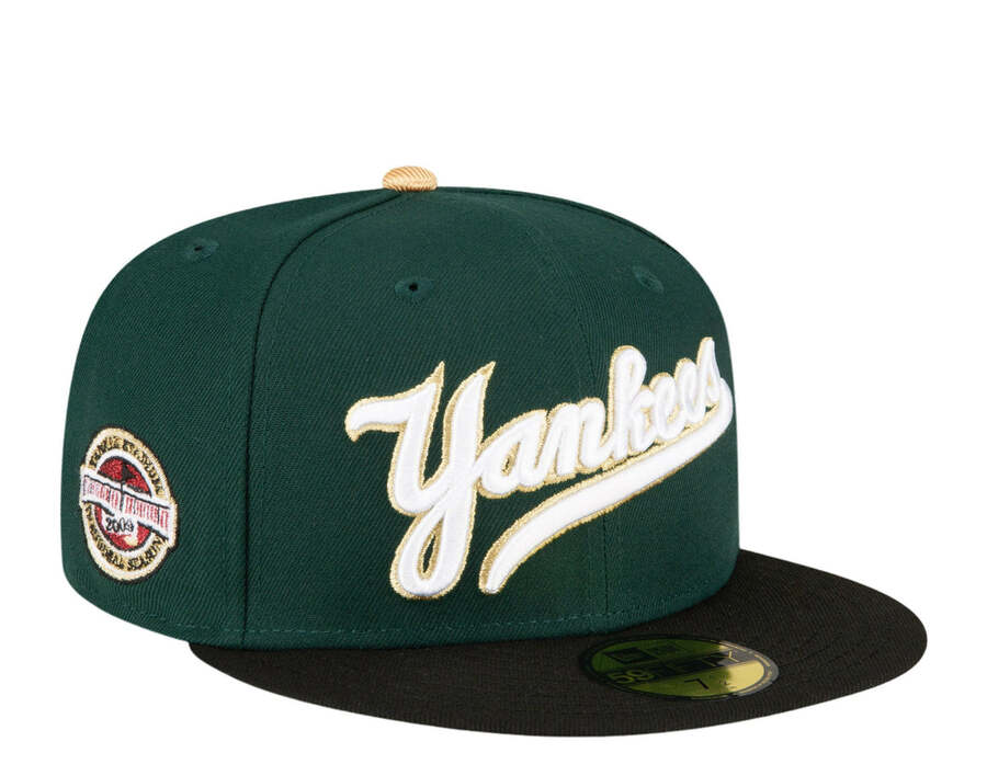 New Era 59Fifty MLB 纽约洋基队 2009 年首个赛季贴合帽 - 綠色 - 查看 1