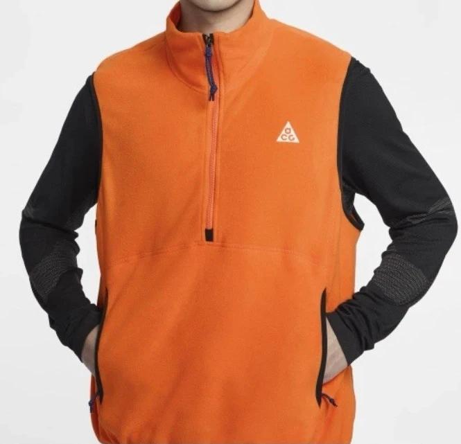 Nike U ACG Wolf Tree 背心，HJ2468-819，（安全橙/黑/峰白）L - 橙/黑峰白 - 查看 1