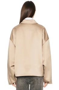 FOG ESSENTIALS 缎面尼龙飞行员夹克（无填充），202HO245397FW，（沙漠沙色）M码 - 沙漠沙色 - 查看 2