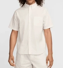 Nike Áo thun nam tay ngắn đơn sắc tối giản thường ngày - Phantom Black/Phantom Black - Xem 1