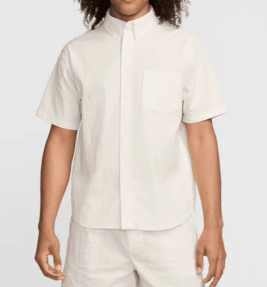 Nike Áo thun nam tay ngắn đơn sắc tối giản thường ngày - Phantom Black/Phantom Black - Xem 1