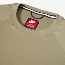 Nike, Sportswear Tech Fleece Crew, FB7916-276, (TRUNG TÍNH OLIVE/ĐEN) XL - Màu xanh ô liu/đen trung tính - Xem 3
