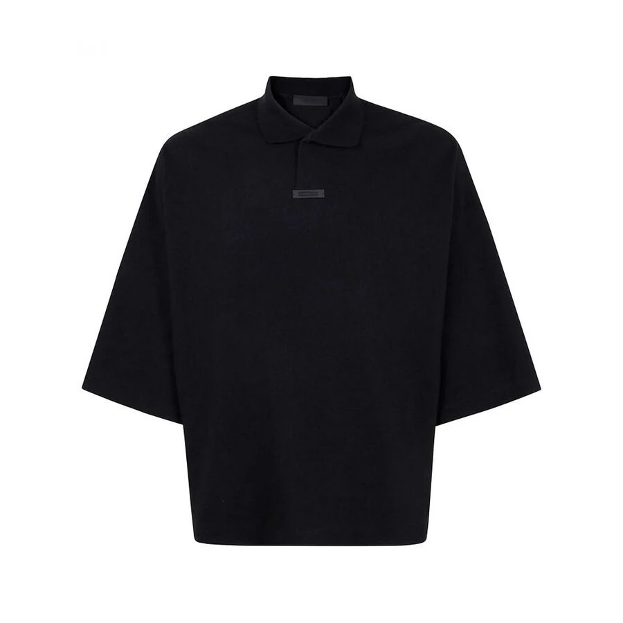 Pique Polo, 125HO244330F, (BLACK) M Men Sports Tees - black - View 1