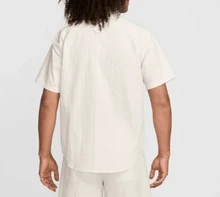 Nike Áo thun nam tay ngắn đơn sắc tối giản thường ngày - Phantom Black/Phantom Black - Xem 2