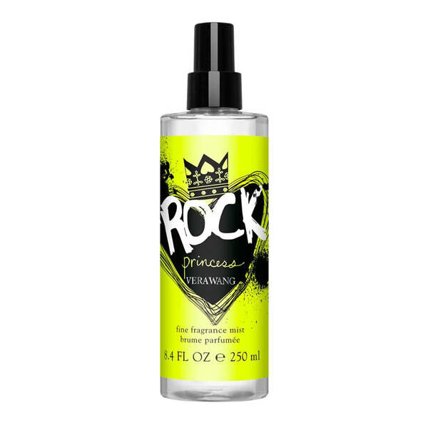 Vera Wang Bruma corporal Rock Princess para mujeres, Eau de Toilette, Perfumes 250ml/8.4oz, Floral Frutal, Regalo para novia, esposa, madre, amiga, cumpleaños, graduación, fiesta, viaje, campamento, al aire libre, escuela, viaje, festivales, aniversario, oficina, invierno, Navidad, ocasiones especiales, fiesta