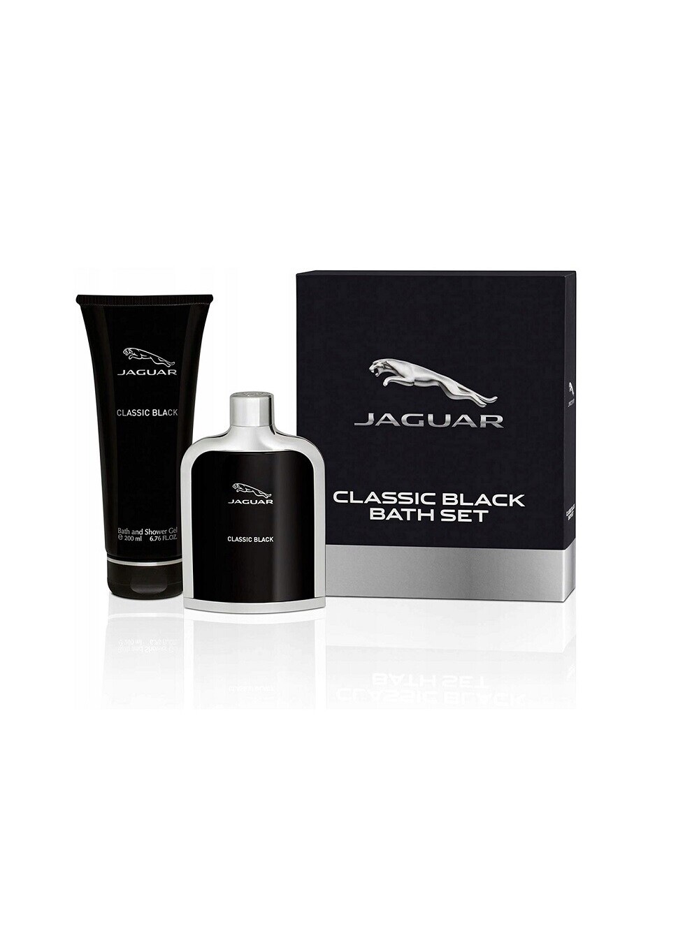 Classic Black Gift Set Fragrances 2 Pcs Set For Men (Edt 3.4oz+Bath Shower Gel 6.7oz) 3.4oz/100ml+6.7oz /200ml - Perfume Long Lasting Boyfriend Husband Father Brother Bedroom Decor Birthday Graduation Party Travel Camping Outdoors School Campus Trip Festi