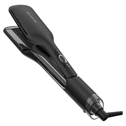 ghd Duet Style Hot Air Styler In Black 1 Count 2-In-1 Flat Iron Hair Straightener + Hair Dryer In One Tool, Transform Hair From Wet To Styled With No Heat Damage, Blow Dry With No Fizz Girlfriend Wife Mother Friend Boyfriend Husband Father Brother Birthday Graduation Party Travel Camping Outdoors School Campus Trip Festivals Anniversary Office Fall Autumn Christmas  Fall Looks