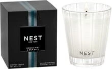 Nest Ocean Mist & Sea Salt Classic Candle 8.1oz/230g Up To 60-Hour Burn Time Girlfriend Wife Mother Friend Boyfriend Husband Father Brother Birthday Graduation Party Travel Camping Outdoors School Campus Trip Festivals Anniversary Office Winter Christmas Special Occasions, Party - Multi Scents - View 1