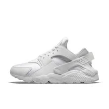Nike Air Huarache Men's Casual Sneakers Breathable Cushioning Lightweight Thick Sole Logo Versatile Gym Commuting Daily Wear White DD1068-102 - White - View 1
