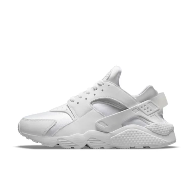 Nike Air Huarache Men's Casual Sneakers Breathable Cushioning Lightweight Thick Sole Logo Versatile Gym Commuting Daily Wear White DD1068-102 - White - View 1
