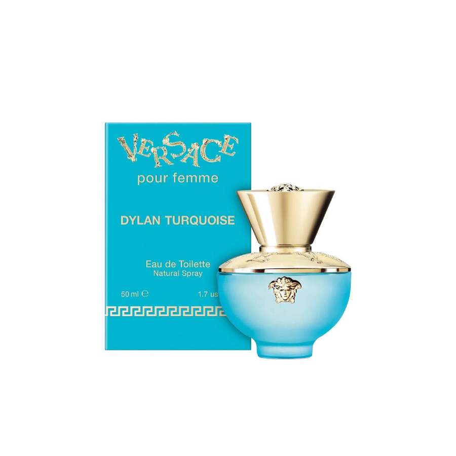 Versace Dylan Turquoise Eau de Toilette Spray dành cho Nữ EDT 1.7oz/50ml - Giờ ban ngày - Xem 1