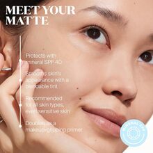 Supergoop 矿物哑光防晒霜 SPF 40 1.5 盎司/45 毫升 防油哑光外观 完美肌肤 珊瑚礁毛孔模糊 女朋友 妻子 母亲 朋友 男朋友 丈夫 父亲 兄弟 生日 毕业派对 旅行 露营 户外 学校 校园旅行 节日 周年纪念 秋季 秋季外观 少即是多 朴素 现代优雅 轻松舒适 - 彩色 - 查看 2
