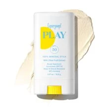 Supergoop PLAY 100% 矿物防晒棒 SPF 51 防晒霜 0.67 盎司/18.9 克 便携式设计 珊瑚色 防汗 不油腻 轻松涂抹 女朋友 妻子 母亲 朋友 男朋友 丈夫 父亲 兄弟 生日 毕业派对 旅行 露营 户外 学校 校园旅行 节日 周年纪念 秋季 秋季造型 度假氛围 自然类型 清爽舒适 - 彩色 - 查看 1