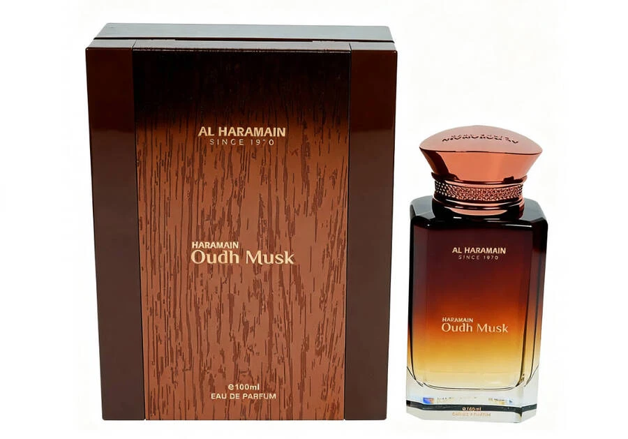AL HARAMAIN Nước hoa Oudh Musk Eau De Parfum dạng xịt dành cho nam EDP 3.3oz/100ml - EDP - Xem 1