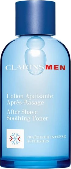 Clarins After Shave Soothing Toner For Men 3.3oz/100ml Cooling Aftershave Toner For Men, Soothes Irritation And Razor Burn, Visibly Minimizes Pores, Moisturizes,Mattifies,And Exfoliates Skin Boyfriend Husband Father Brother Birthday Graduation Party Travel Camping Outdoors School Campus Trip Festivals Anniversary Office Winter Christmas Special Occasions, Party