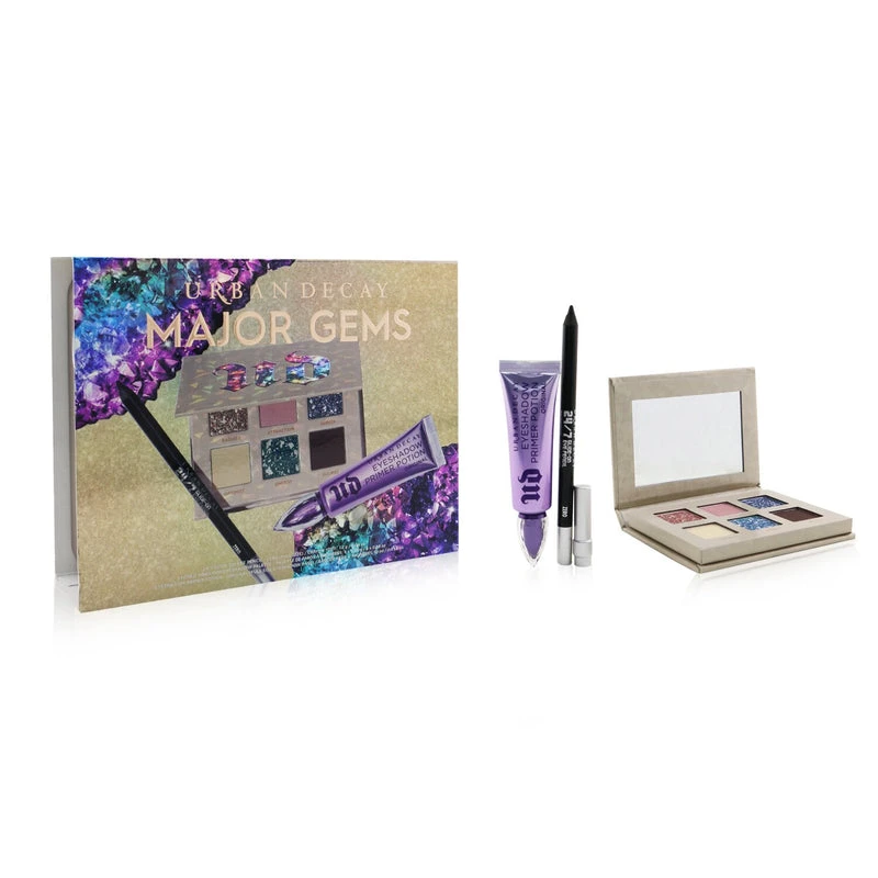 Urban Decay Bộ 3 sản phẩm Stoned Vibes Major Gems (Bảng phấn mắt 5.1g + Chì kẻ mắt 1.2g + Kem lót mắt 10ml) 0.18oz/5.1g+0.04oz/1.2g+0.33oz/10ml - Nhiều màu - Xem 1