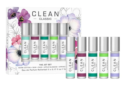 Clean Classic 5 Pcs Set Unisex (EDP 5ml+EDP 5ml+EDP 5ml+EDP 5ml+EDP 5ml) Gift Box, Kits 0.17oz/5ml*5 Layering Collection, Long Lasting Girlfriend Wife Mother Friend Boyfriend Husband Father Brother Birthday Graduation Party Travel Camping Outdoors School Campus Trip Festivals Anniversary Office Winter Christmas Special Occasions, Party