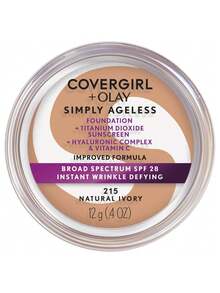 CoverGirl Kem nền chống nhăn tức thời Simply Ageless - 215 - Ngà voi tự nhiên - Xem 1