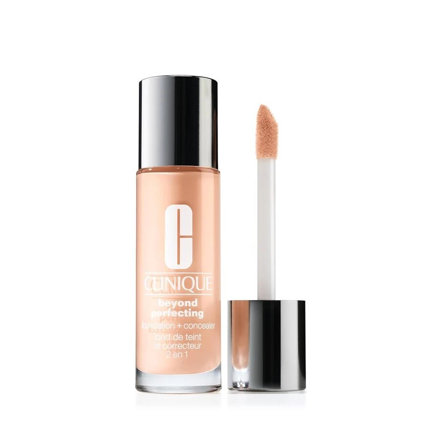 Clinique Kem nền + che khuyết điểm Beyond Perfecting Ivory 1oz/30ml - Ngà voi - Xem 1