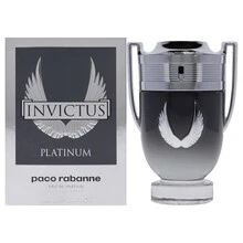 Paco Rabanne Invictus Platinum 男士淡香水喷雾 3.4 盎司/100 毫升 生日毕业派对旅行露营户外学校校园旅行节日周年纪念秋季 - Invictus Platinum EDP - 查看 5