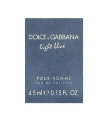 Dolce & Gabbana Màu Xanh Nhạt Cho Nam Eau De Toilette Xịt Dành Cho Nam EDT Mini 0.15oz/4.5ml - Giờ ban ngày - Xem 3