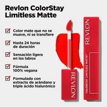 Revlon Colorstay Limitless 哑光液体唇膏 006 MANIFEST 0.17 盎司/5 毫升 - 006 清單 - 查看 4