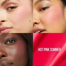Maybelline كريم أحمر الخدود متعدد الاستخدامات من سانكيسر #وردي ساخن للصيف، أحمر الخدود للصيف، أحمر الخدود السائل، إشراقة مقبلة من الشمس، طويل الأمد، 0.24 أونصة/7 مل - أحمر الخدود السائل، مقبلة من الشمس، مزاج الصيف طويل الأمد، مكياج الوجه، لمعان، مكياج الصيف، Y2K - 31 صيف وردي ساخن - مشاهدة 2