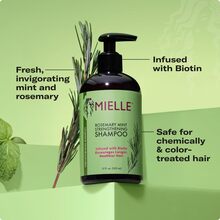 Mielle Organics 迷迭香薄荷强效洗发水 12 盎司/355 毫升 - 彩色 - 查看 3