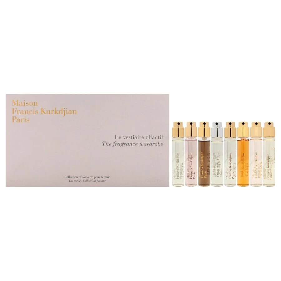 Maison Francis Kurkdjian 男士香水迷你套装 8 件装（Aqua Universalis CF EDP 0.37oz+Amyris Homme EDP 0.37oz+L'Homme à La Rose EDP 0.37oz+724 EDP 0.37oz+Gentle Fluidity Silver EDP 0.37oz+Gentle Fluidity Gold EDP 0.37oz+Baccarat Rouge 540 EDP 0.37oz+Grand Soir EDP 0.37oz）迷你套装 0.37oz/11ml*8 - 多樣化香型 - 查看 1