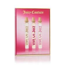 Juicy Couture Bộ 3 chai nước hoa mini Viva La Juicy dành cho nữ (Viva La Juicy 0.33oz + Viva La Juicy Sucré 0.33oz + Viva La Juicy Gold Couture 0.33oz) EDP, hộp quà tặng nước hoa 0.33oz/10ml*3. Hương quýt, hoa dành dành & caramel, hương hoa ngọt ngào. Thích hợp làm quà tặng cho bạn gái, vợ, mẹ, bạn bè, sinh nhật, tốt nghiệp, tiệc tùng, du lịch, cắm trại, hoạt động ngoài trời, trường học, chuyến đi dã ngoại, lễ hội, kỷ niệm, văn phòng, mùa đông, Giáng sinh, các dịp đặc biệt, tiệc tùng. - nhiều mùi hương - Xem 2