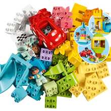 LEGO DUPLO Deluxe Brick Box 10914 – Buildable Brick Set With Extra Pieces And Storage Box, Creative Play, Popular Gift For Toddlers Ages 1.5+, Musical/Wedding Season Gift - Multicolor - View 4