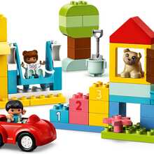 LEGO DUPLO Deluxe Brick Box 10914 – Buildable Brick Set With Extra Pieces And Storage Box, Creative Play, Popular Gift For Toddlers Ages 1.5+, Musical/Wedding Season Gift - Multicolor - View 8