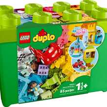 LEGO DUPLO Deluxe Brick Box 10914 – Buildable Brick Set With Extra Pieces And Storage Box, Creative Play, Popular Gift For Toddlers Ages 1.5+, Musical/Wedding Season Gift - Multicolor - View 3